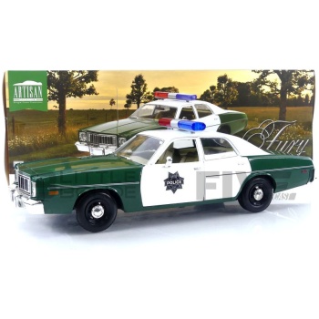greenlight collectibles 18 plymouth fury capitol city police  1975 road cars coupe