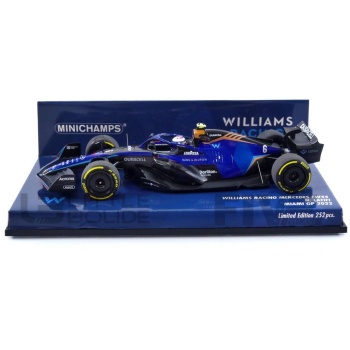 minichamps 43 williams fw44  gp miami 2022 racing cars formula 1