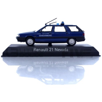 norev 43 renault 21 nevada gendarmerie  1994 road cars military and emergency