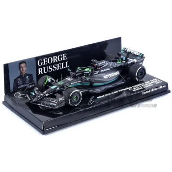 minichamps 43 mercedesamg w14 e performance  bahrain gp 2023 racing cars formula 1