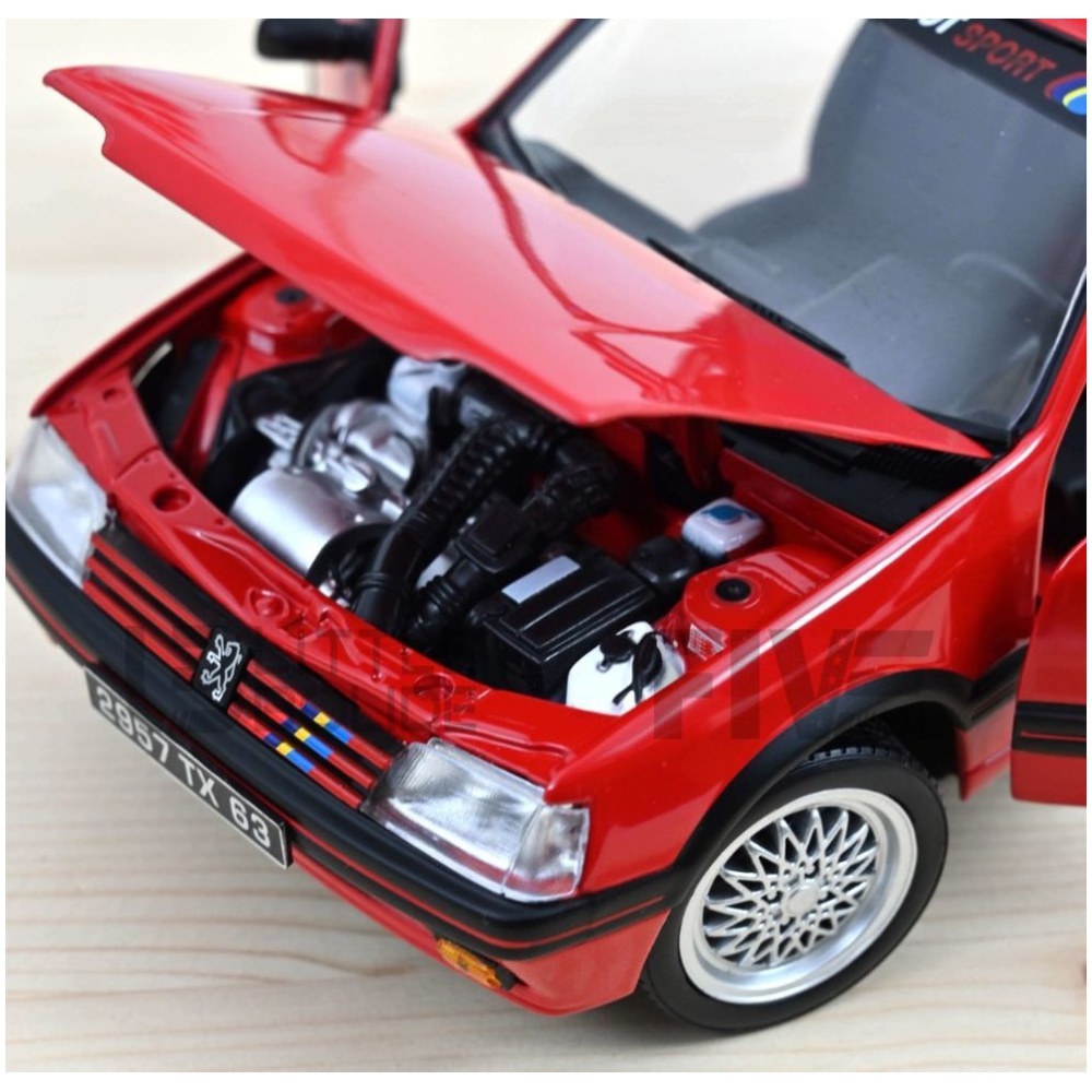 norev 18 peugeot 205 gti 1.9  1991 road cars coupe