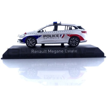 norev 43 renault megane estate police nationale  2022 road cars military and emergency