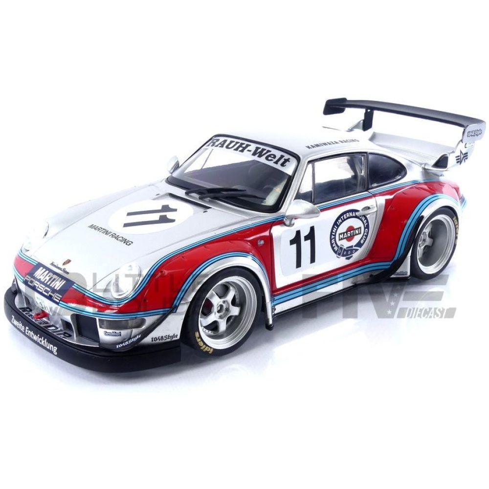 SOLIDO 1/18 – PORSCHE 911 RWB Bodykit Martini – 2020 - Five Diecast
