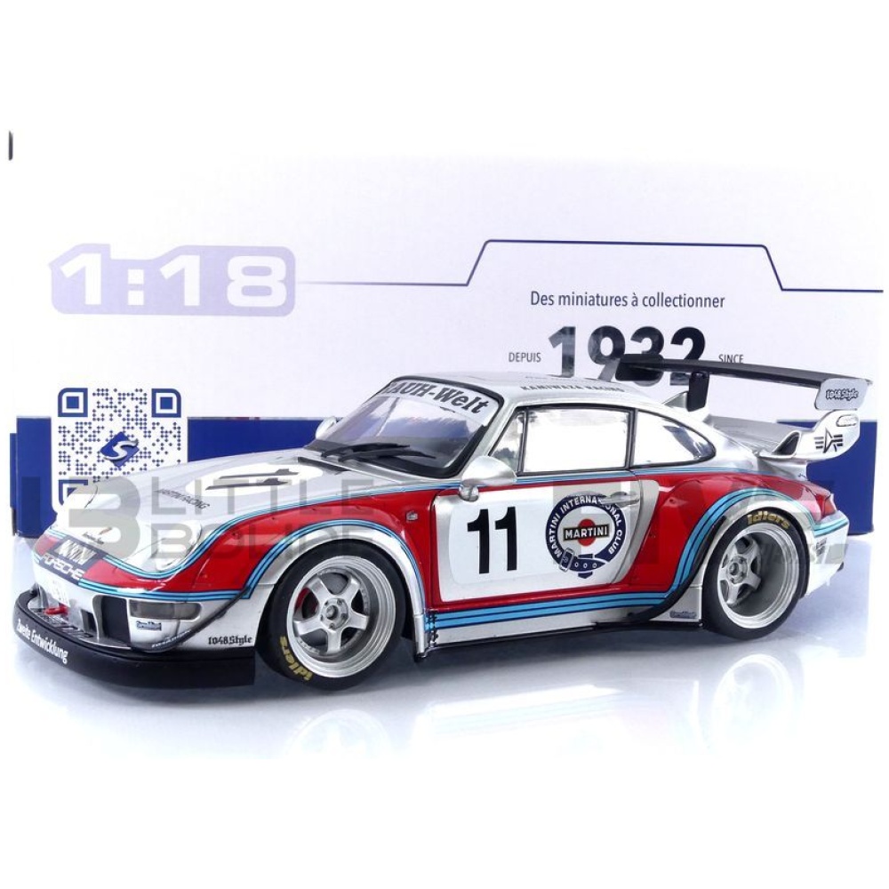 solido 18 porsche 911 rwb bodykit martini  2020 racing cars racing gt