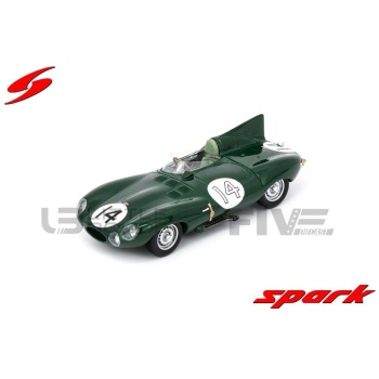 spark 43 jaguar d  2nd le mans 1954 racing cars le mans