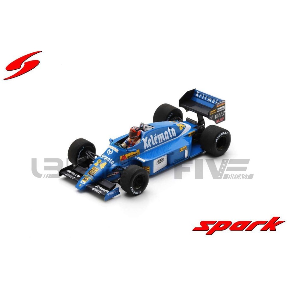 spark 43 osella fa1g  british gp 1985 racing cars formula 1