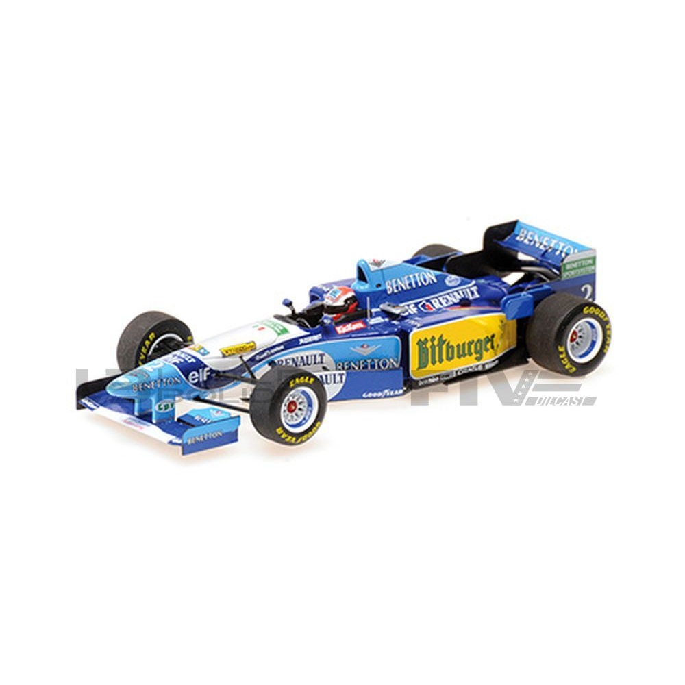 minichamps 43 benetton ford b195  winner british gp 1995 racing cars formula 1