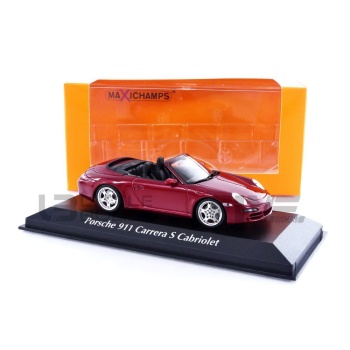 maxichamps 43 porsche 911 carrera s cabriolet 2005 road cars convertible