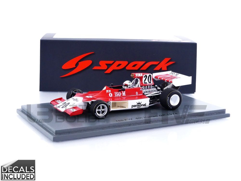 spark 43 iso fw  italy gp 1974 racing cars formula 1
