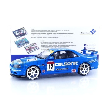 solido 18 nissan skyline gtr (r34) streetfighter 2000 racing cars racing gt
