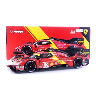 bburago 18 ferrari 499p 3.0l turbo v6 pole position le mans 2023 racing cars le mans