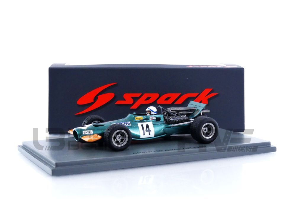 spark 43 brm p139  british gp 1969 racing cars formula 1