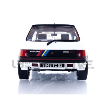 norev 18 peugeot 205 gti 1.9 jantes pts  1989 road cars coupe