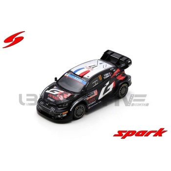 spark 43 toyota gr yaris rally1 hybrid  rallye montecarlo 2024 racing cars rallye