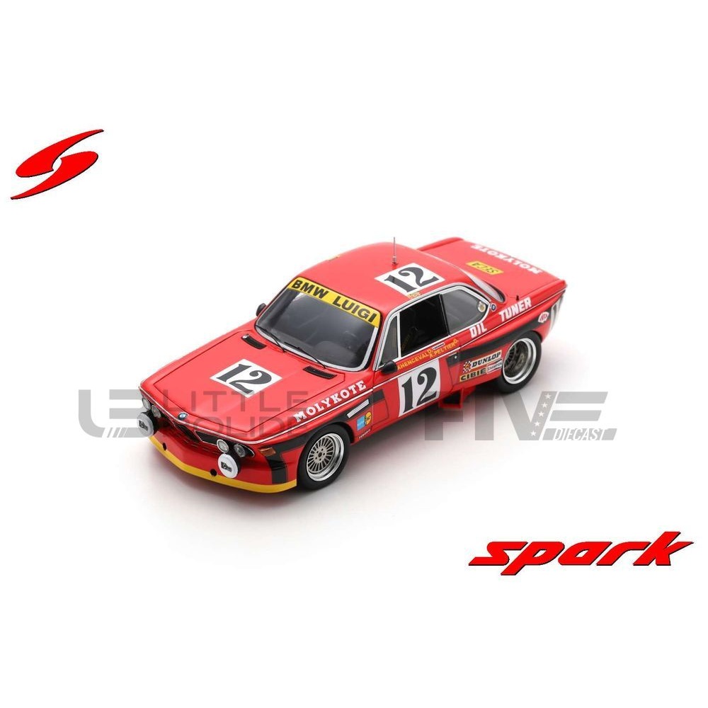 spark 43 bmw 3.0 csi  winner spa 1974 racing cars racing gt