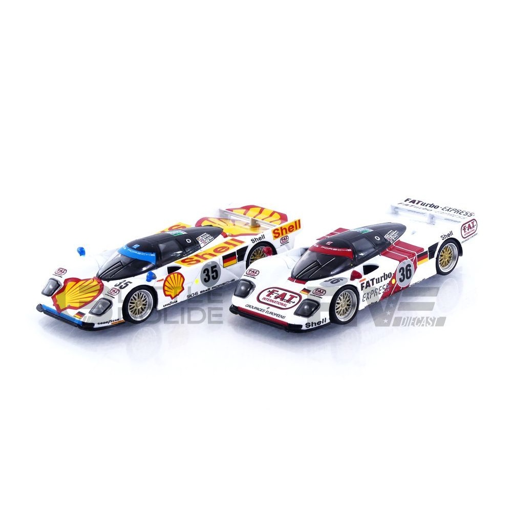 sparky 64 porsche 962 lm shell combo  3rd and winner le mans 1994  racing cars le mans