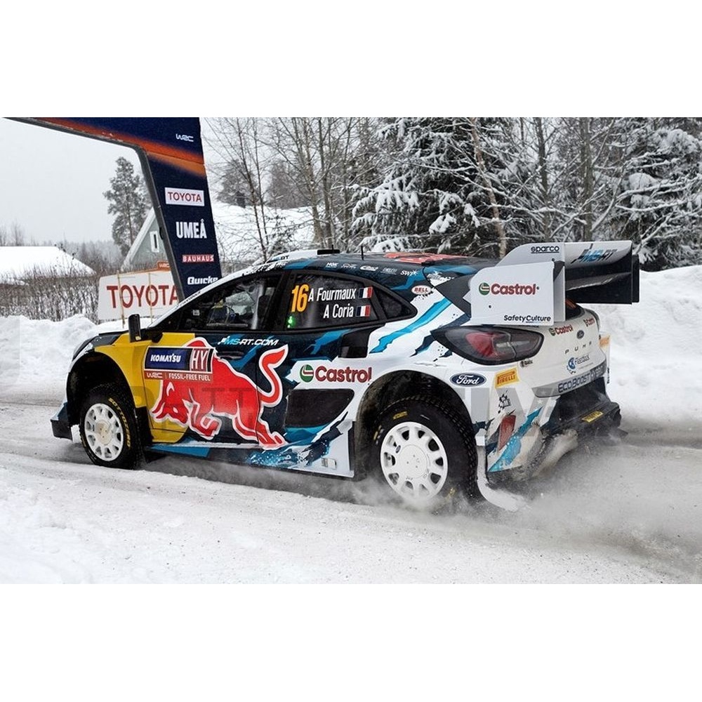 spark 43 ford puma rally1  3rd rallye sweden 2024 racing cars rallye