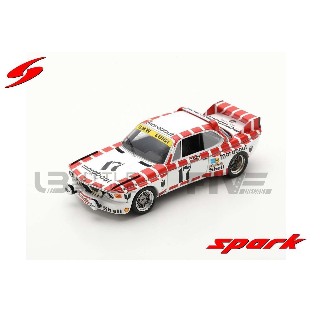 spark 43 bmw 3.0 csl  spa 1973 racing cars racing gt