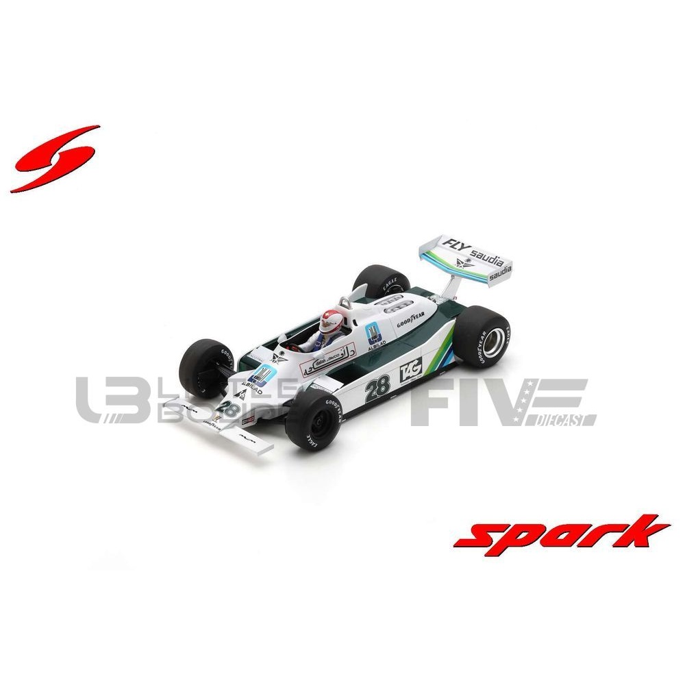 spark 18 williams fw07  winner british gp 1979 racing cars formula 1