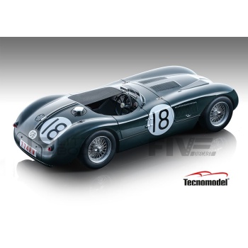 tecnomodel mythos 18 jaguar ctype  winner 24h le mans 1953 racing cars le mans