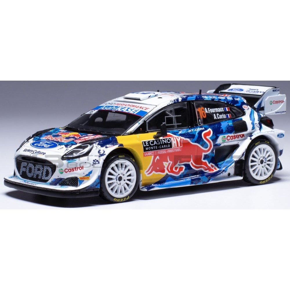 ixo 43 ford puma rally1  rallye monte carlo 2024 racing cars rallye
