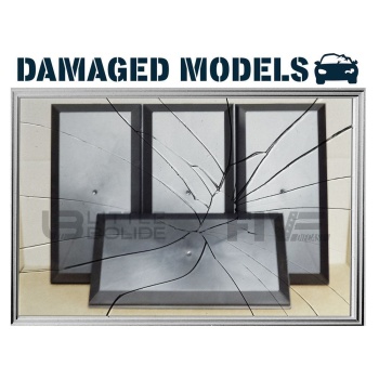 damaged models 18 display case lot de 4 socles  showcase 18th   bv18mm accessories damaged models