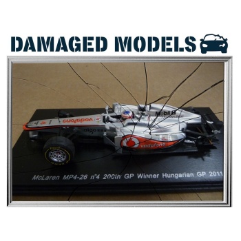 damaged models 43 mclaren mp426  200 gp winner hongrie 2011  s3029 accessories damaged models