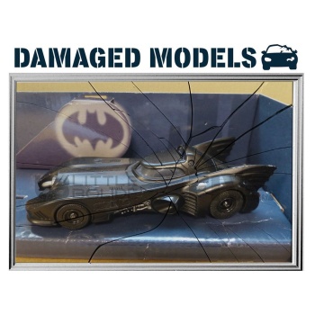 damaged models 32 batmobile batman  1989 version  with figurine  31704bk accessories damaged models