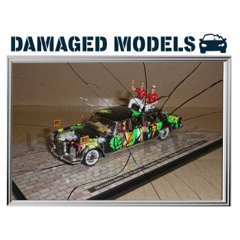 damaged models 43 mercedesbenz 600 pullman rebellion parade pilote 2019  s7951 accessories damaged models