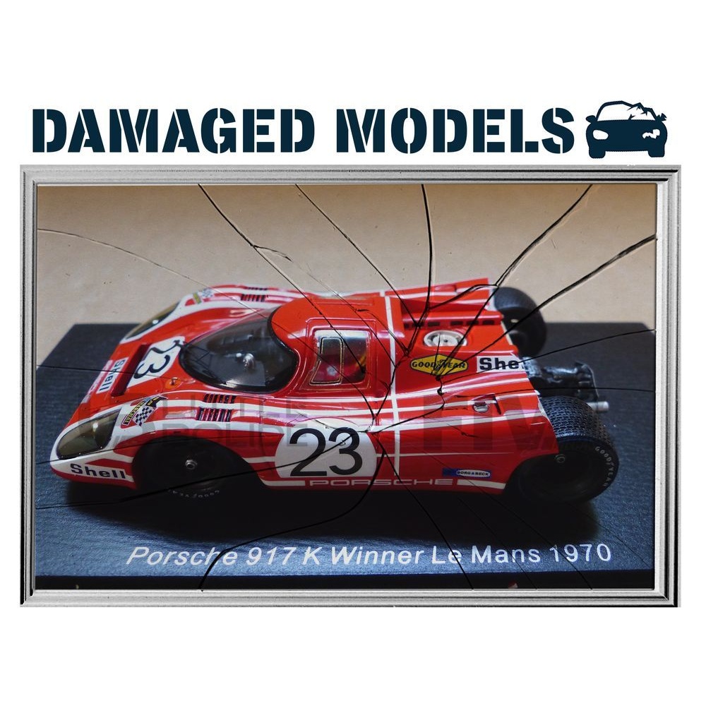 damaged models 43 porsche 917 k  le mans 1970  43lm70 accessories damaged models