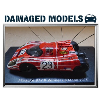 damaged models 43 porsche 917 k  le mans 1970  43lm70 accessories damaged models