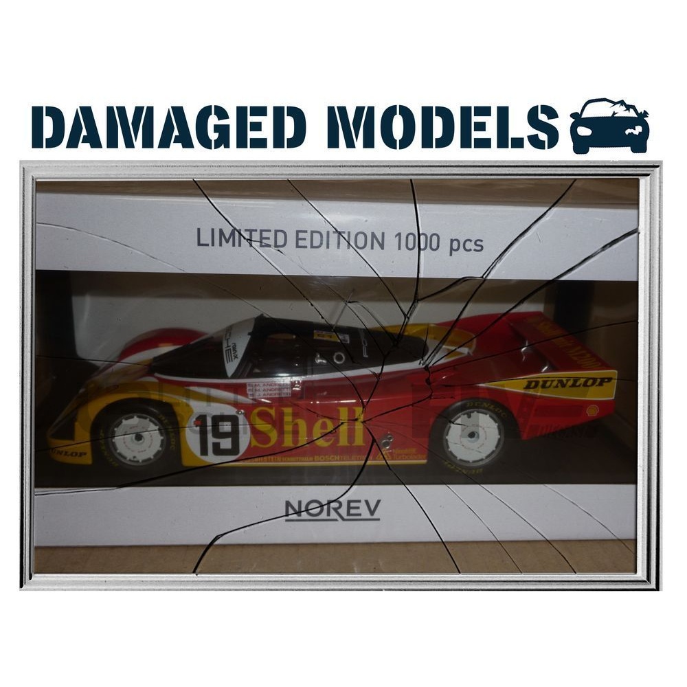 damaged models 18 porsche 962 c shell  le mans 1988  187415 accessories damaged models