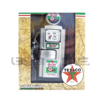 greenlight collectibles 18 pompe à essence wayne 100 a gas pump texaco sky chief supreme accessories garage