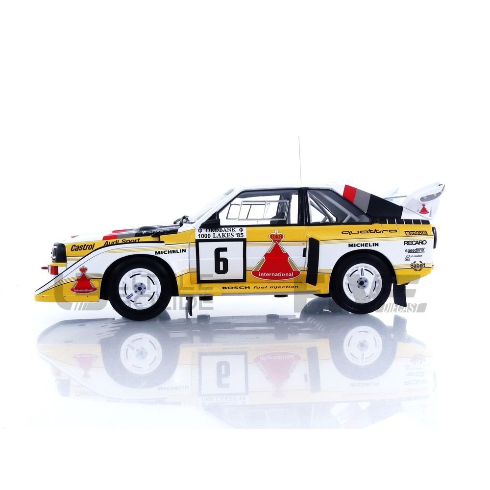 ixo 18 audi sport quattro s1 e2  1000 lakes rally 1985 racing cars rallye