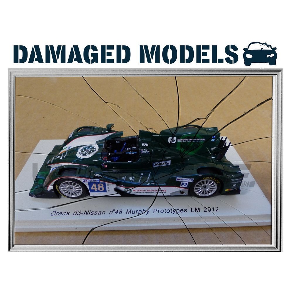 damaged models 43 oreca 03 nissan lmp2  le mans 2012  s3726 accessories damaged models