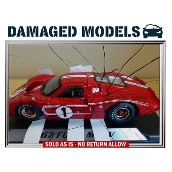 damaged models 18 ford gt 40 mk iv  winner le mans 1967  shelby423 accessories damaged models