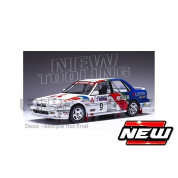 ixo 18 mitsubishi galant vr4  rac rallye 1990 racing cars rallye