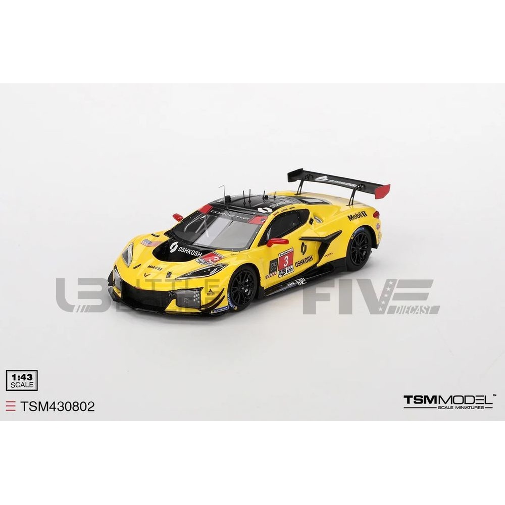 truescale miniatures 43 chevrolet corvette z06 gt3 r  road america test car 2023  racing cars racing gt
