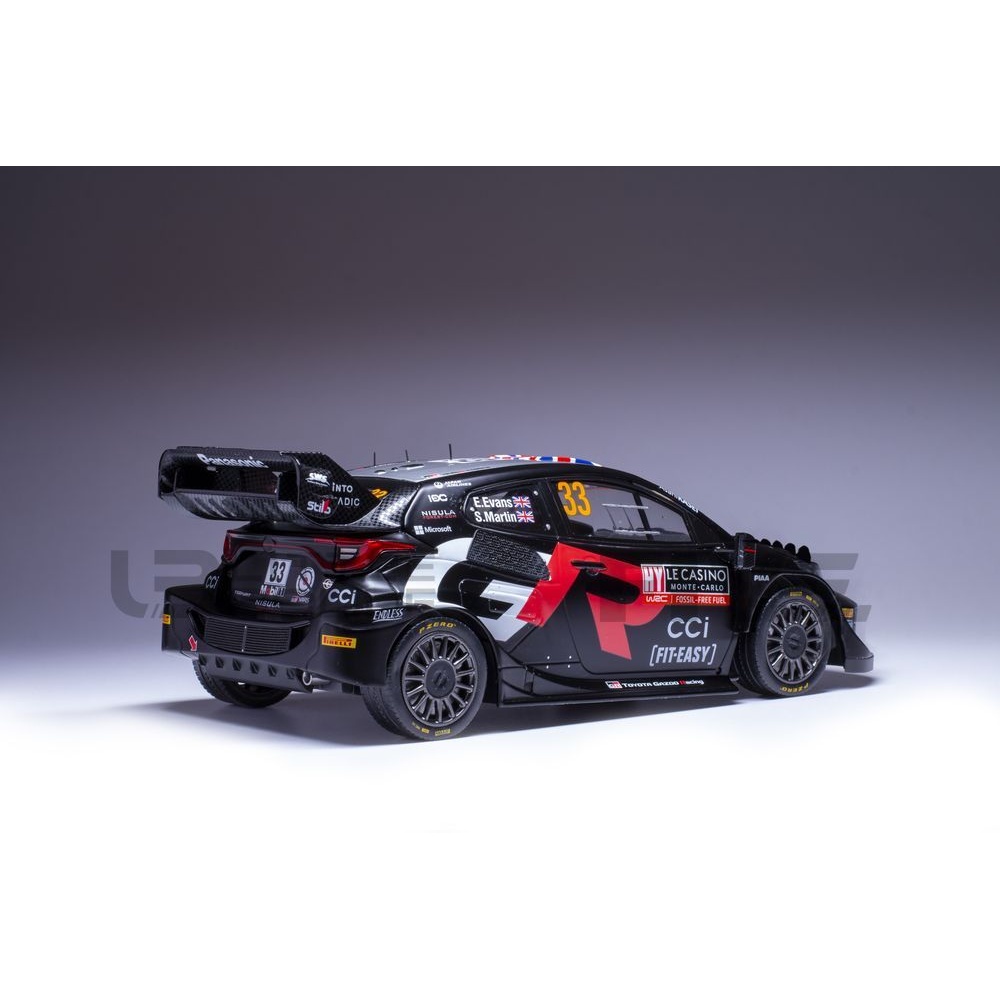 ixo 18 toyota gr yaris rally1 hybrid  rally montecarlo 2024 racing cars rallye