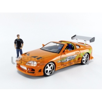 jada toys 24 toyota supra  fast and furious   1995 movie and music