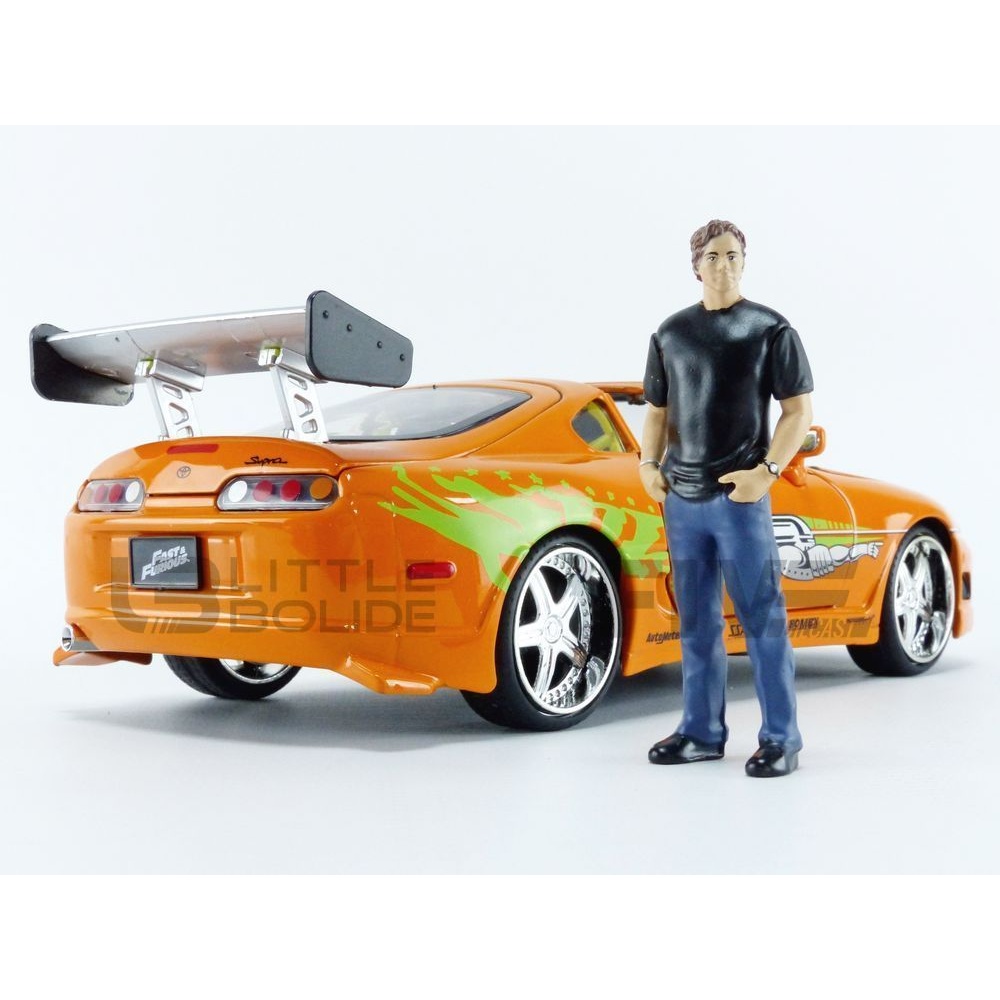 jada toys 24 toyota supra  fast and furious   1995 movie and music