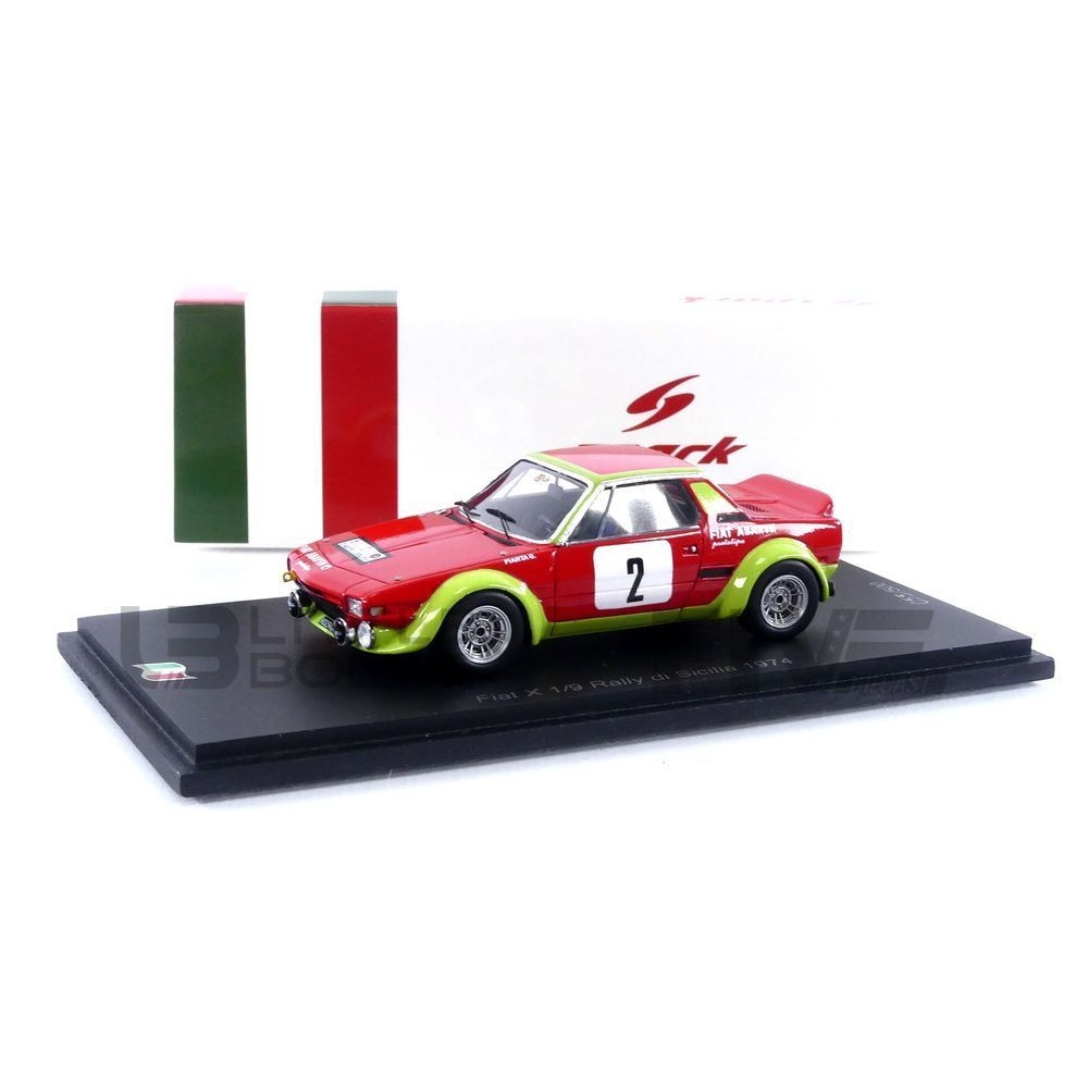 spark 43 fiat x 9  rallye di sicilia 1974 racing cars rallye