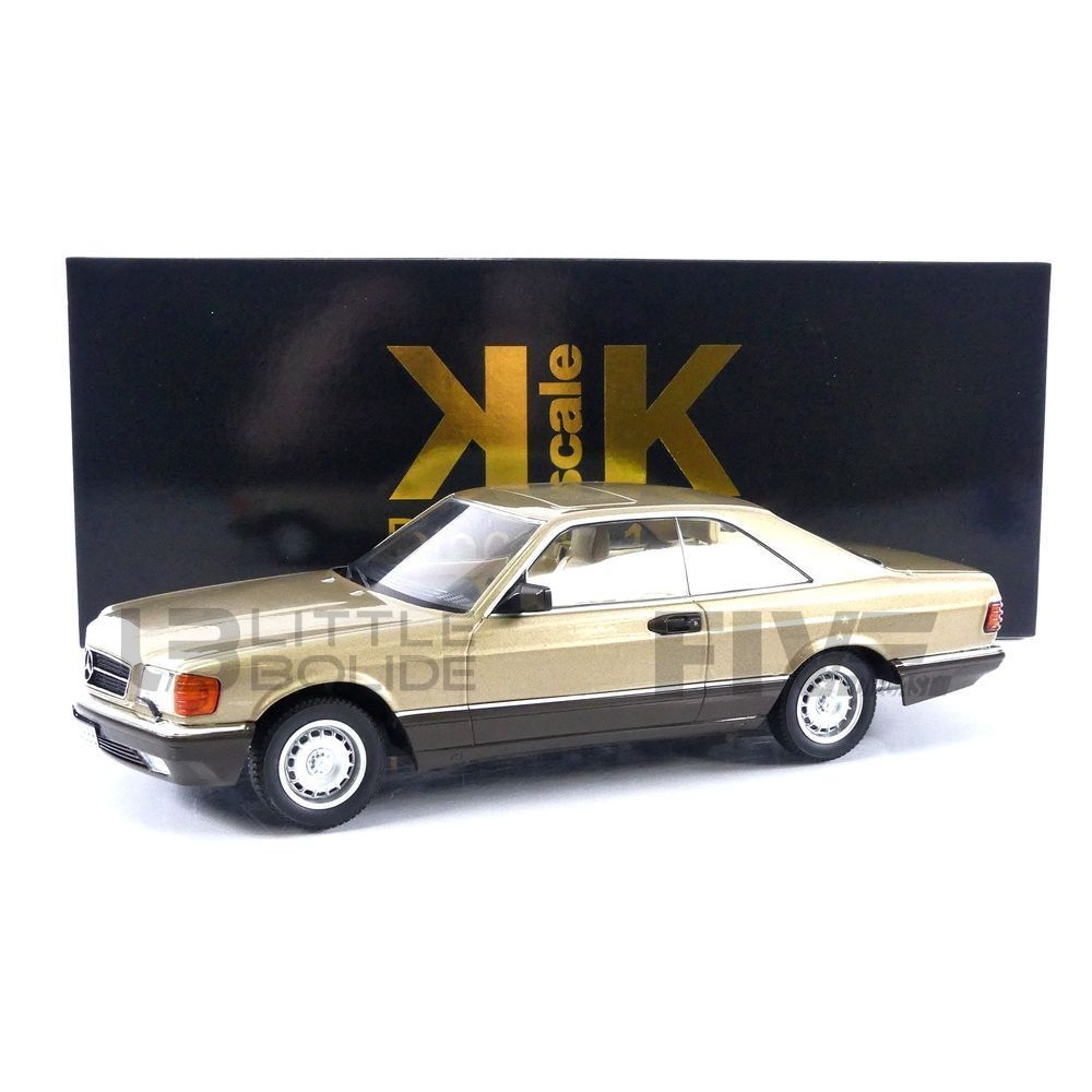 kk scale models 18 mercedesbenz 500 sec c126  1987 road cars sedan