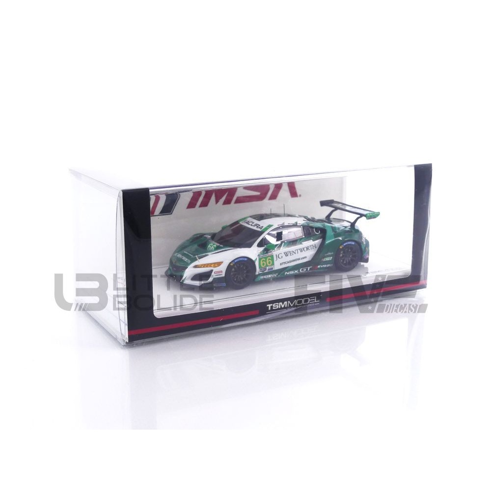 truescale miniatures 43 acura nsx gt3 evo22  daytona 2023 racing cars us racing