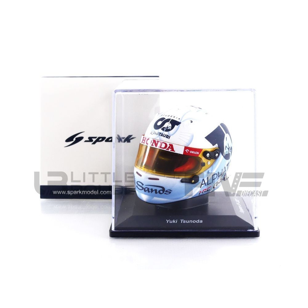 spark 5 casque yuki tsunoda  singapore gp 2023 accessories mini helmets