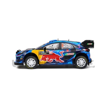 solido 18 ford puma rally1 hybrid  rallye suede 2023 racing cars rallye