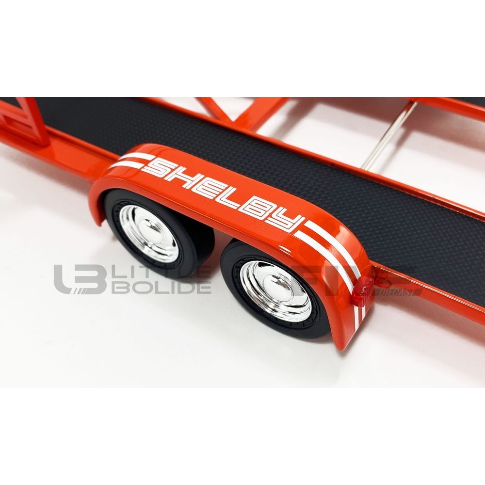 G1800169 – ACME 1/18 - REMORQUE Shelby Tandem Car Trailer - Five
