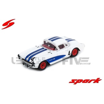 spark 43 corvette c1 v8  12h sebring 1957 racing cars racing gt