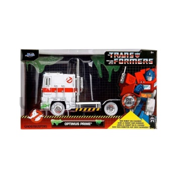 jada toys 24 peterbilt optimus prime  ghostbusters x transformers  movie and music
