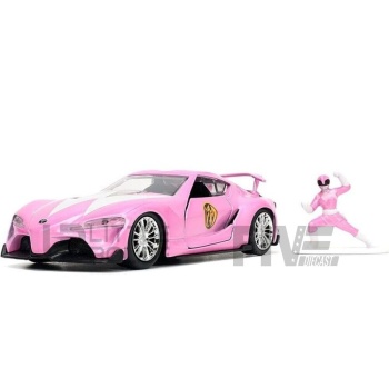 jada toys 32 toyota ft1 concept with pink power ranger figure road cars coupe